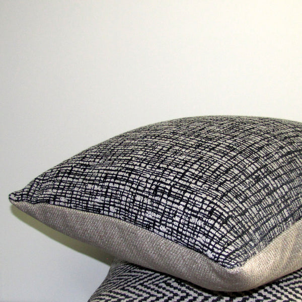 Limit linen and wool cushion cover,
