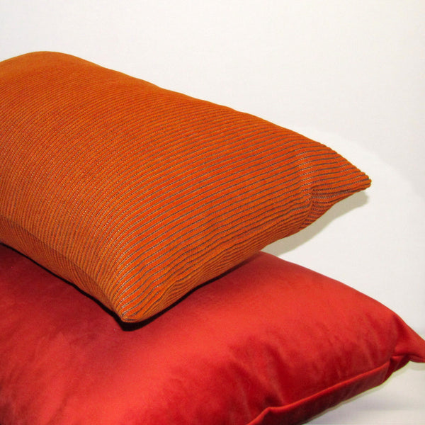 Sunset velvet cushion cover