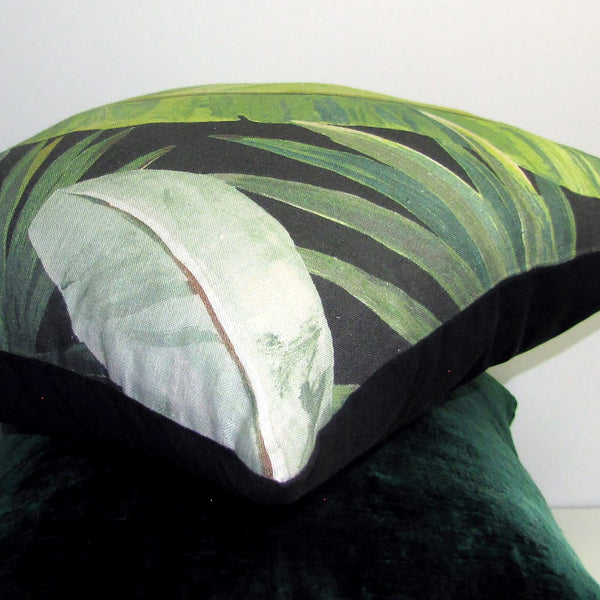 Made to order La Palma cushion cover, midnight colours