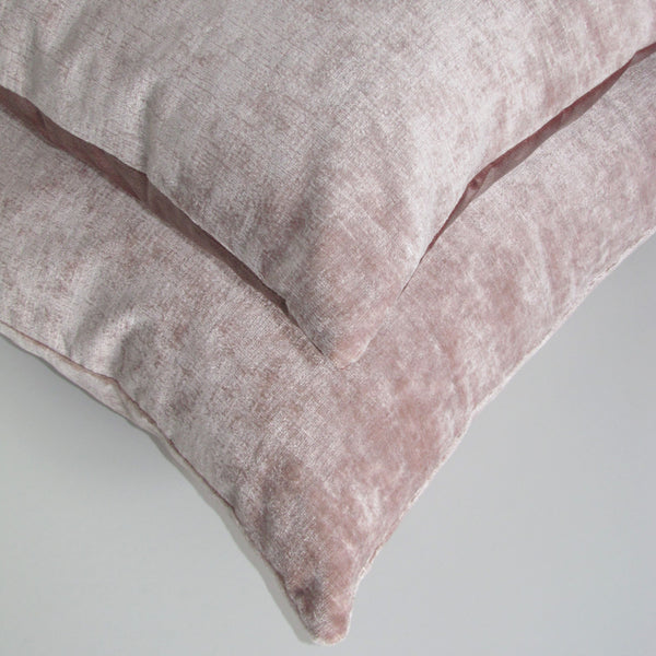 Bespoke Blush luxury Italian velvet cushion cover