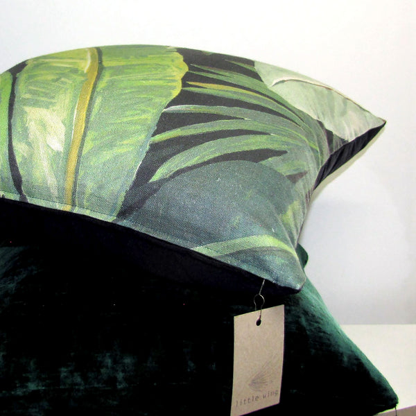 Made to order La Palma cushion cover, midnight colours