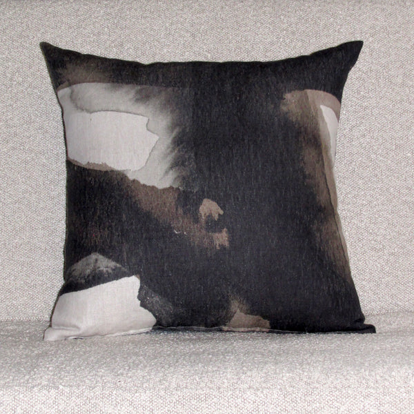 Abstraction linen cushion cover