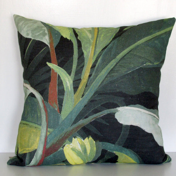 Made to order La Palma cushion cover, midnight colours