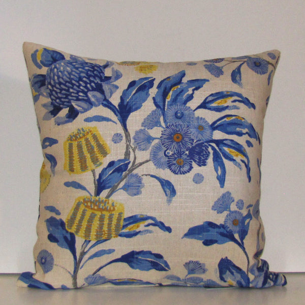 Hinterland cushion cover, cobalt