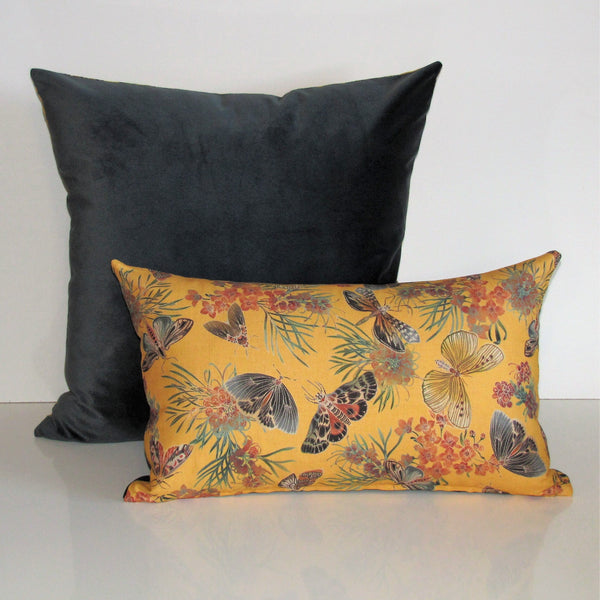 Moths cushion cover