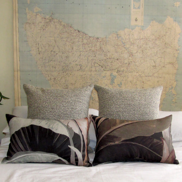 Made to order La Palma cushion cover, sepia colours