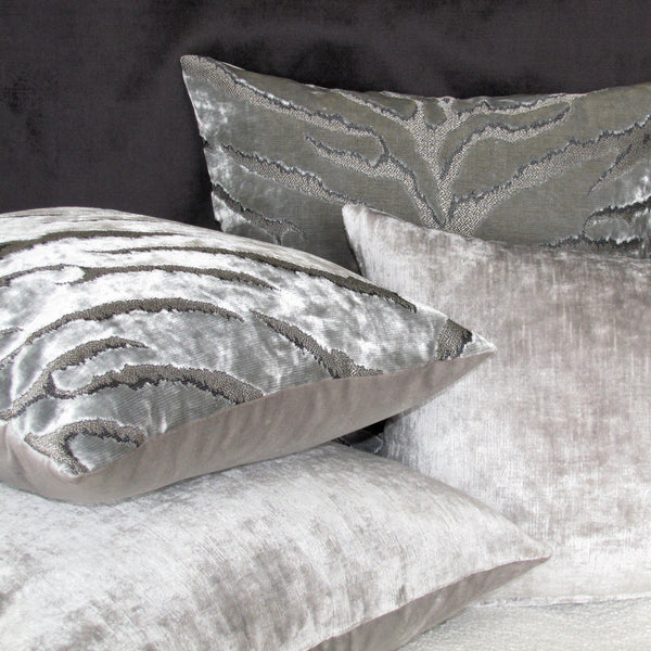 Made to order Bengal Tiger Silver Cushion Cover