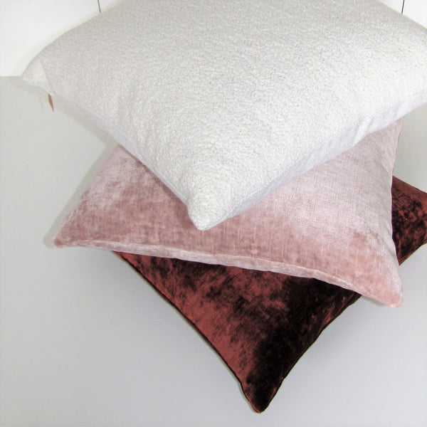 made to order Bespoke Pimento luxury Italian velvet cushion cover