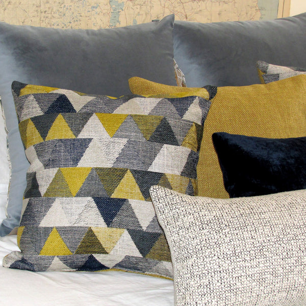 Tribeca geometric weave with corduroy reverse