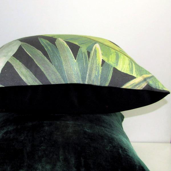 Made to order La Palma cushion cover, midnight colours