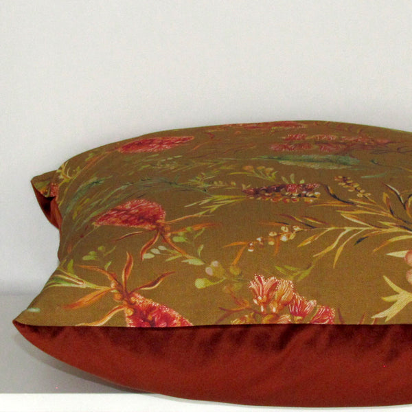 bottlebrush cushion cover