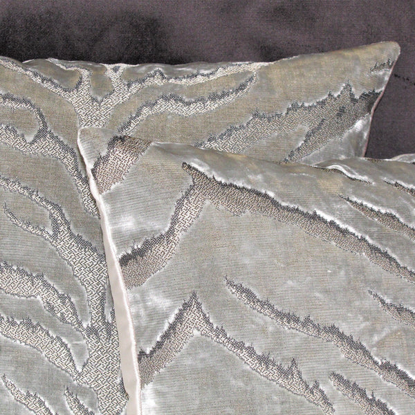 Made to order Bengal Tiger Silver Cushion Cover