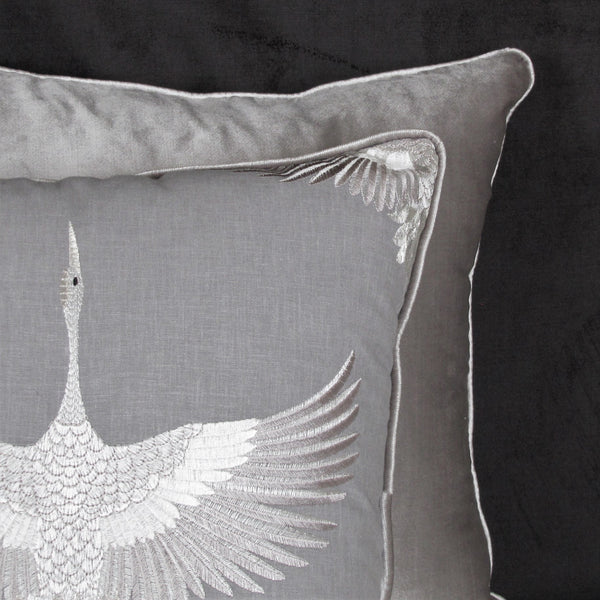 Made to order Demoiselle Embroidered Luxury Cushion Cover