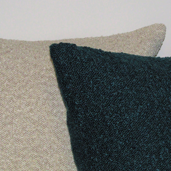 Ovis Ecru boucle cushion cover