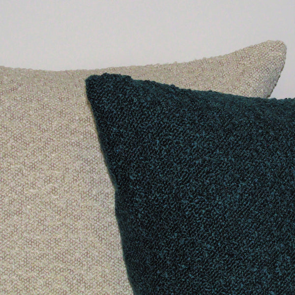 made to order Ovis Ecru boucle cushion cover