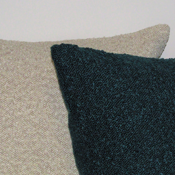 made to order Ovis Spruce boucle cushion cover