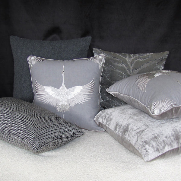 Made to order Demoiselle Embroidered Luxury Cushion Cover