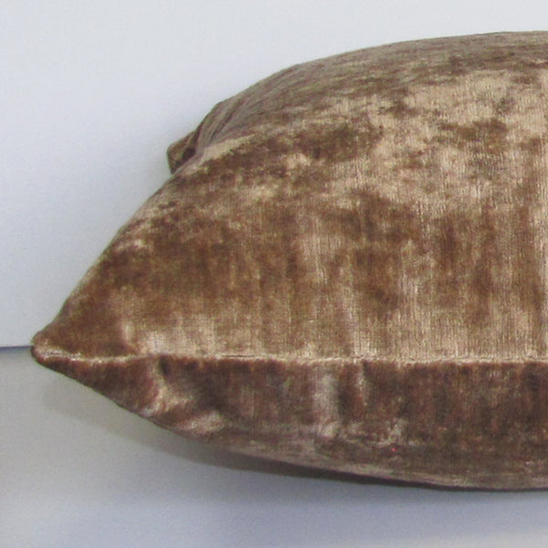 Bespoke Gilt luxury Italian velvet cushion cover