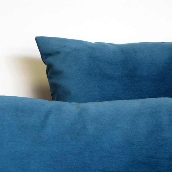 Mallard teal velvet cushion cover