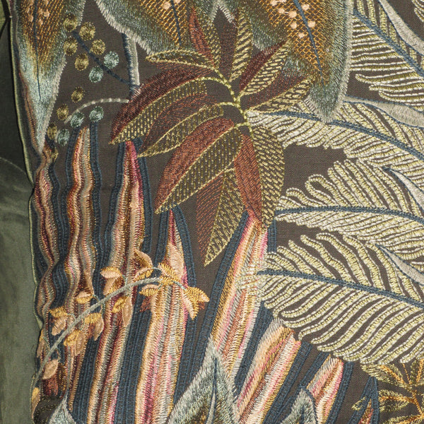 made to order Jungle Room embroidered cushion cover