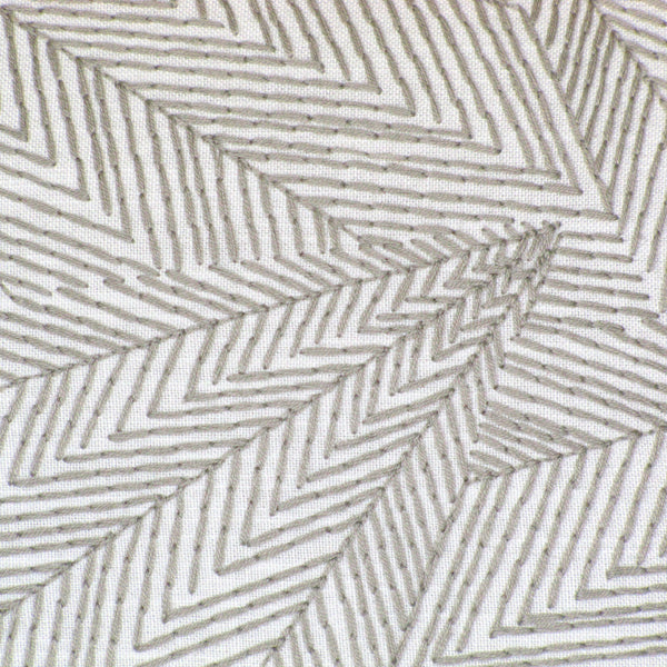 Light embroidered cushion cover