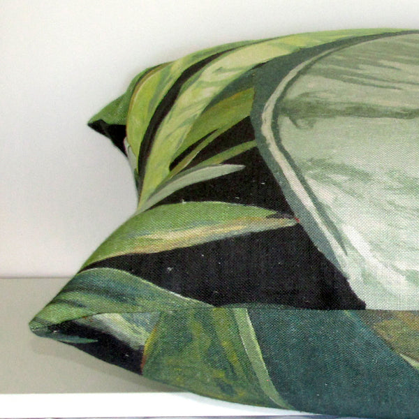 Made to order La Palma cushion cover, midnight colours