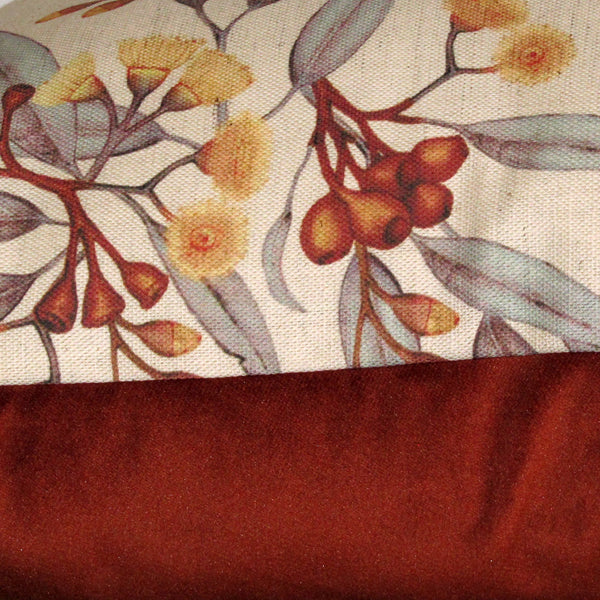 Gumnuts cushion cover