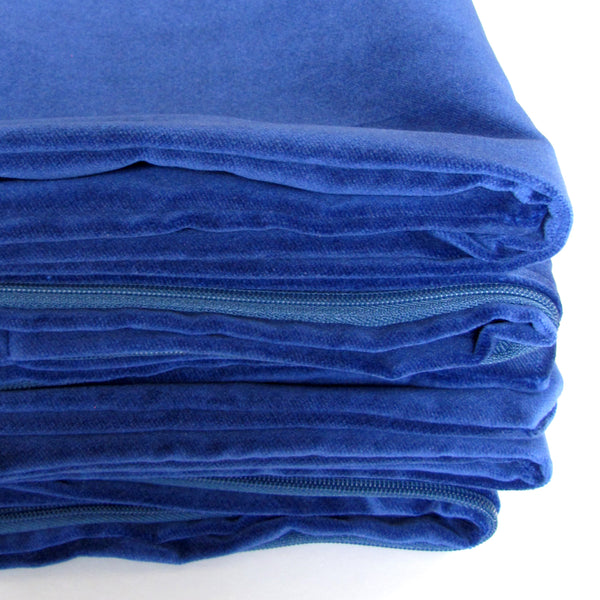 Made to order cobalt blue velvet cushion cover