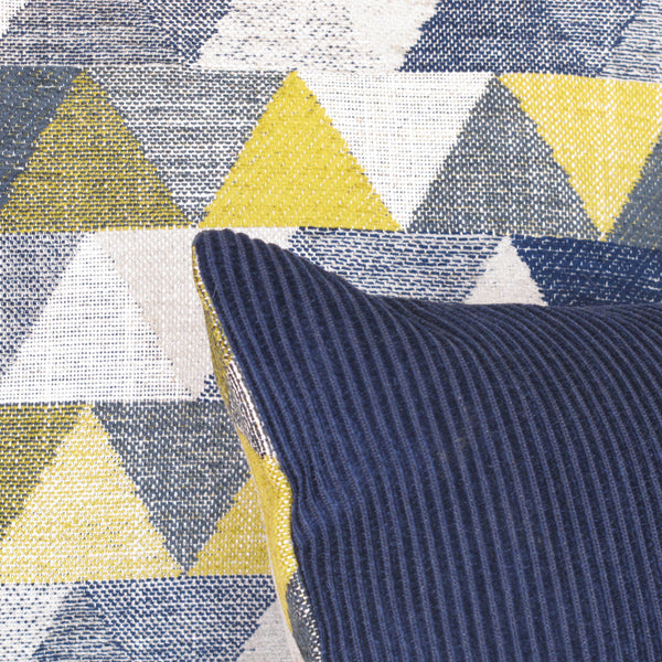 Tribeca geometric weave with corduroy reverse