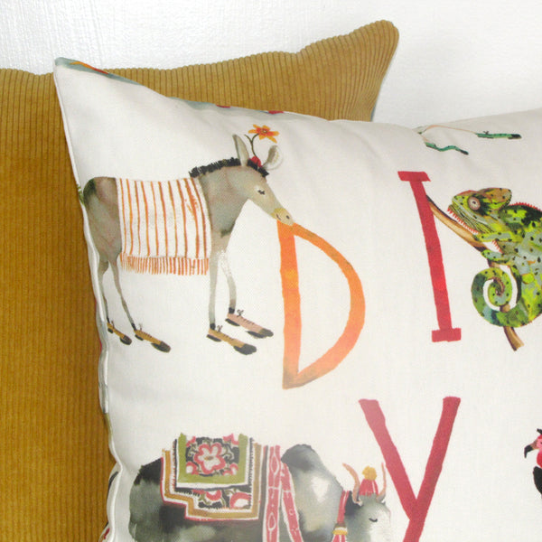 Alphabet kids cushion cover