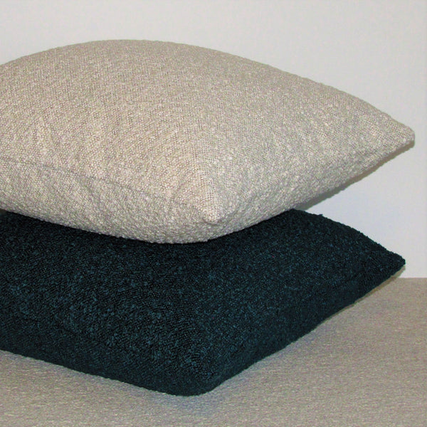 made to order Ovis Spruce boucle cushion cover