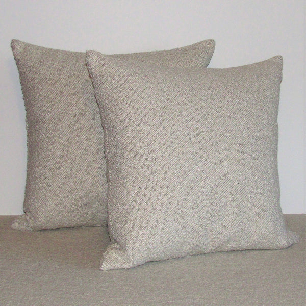 made to order Ovis Ecru boucle cushion cover