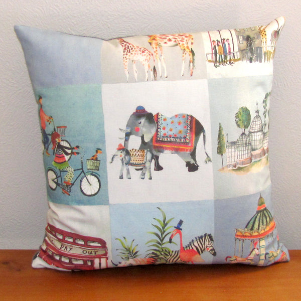 Animal Park kids cushion cover