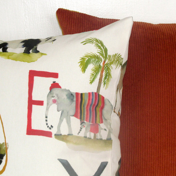 Alphabet kids cushion cover