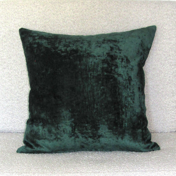 made to order Bespoke Emerald luxury Italian velvet cushion cover