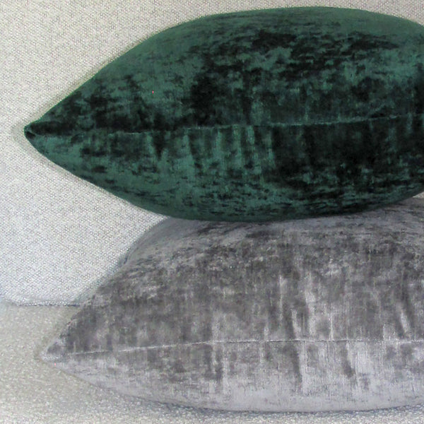 Bespoke Emerald luxury Italian velvet cushion cover