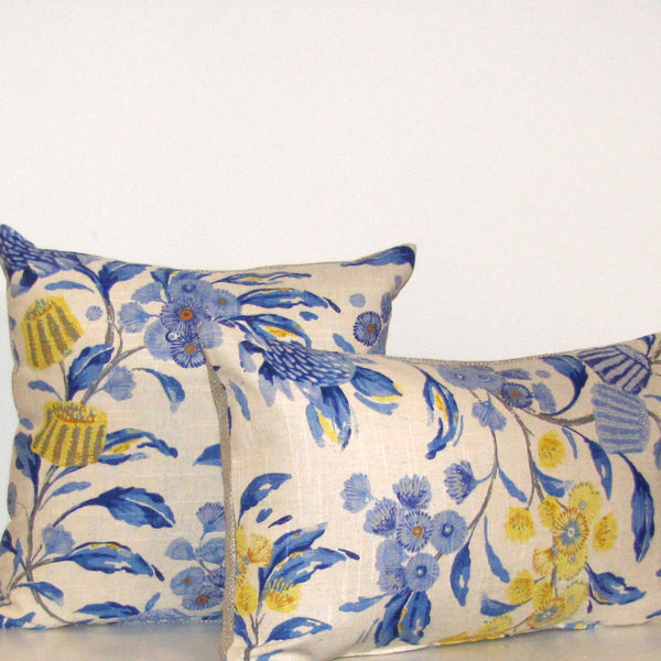 Hinterland cushion cover, cobalt
