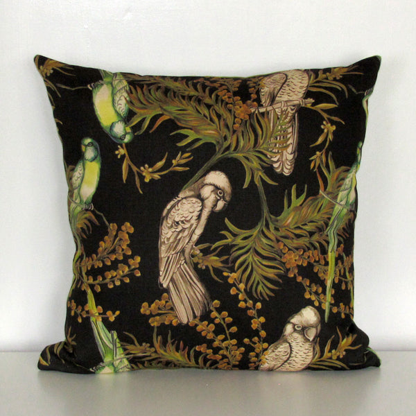 made to order parrots cushion cover