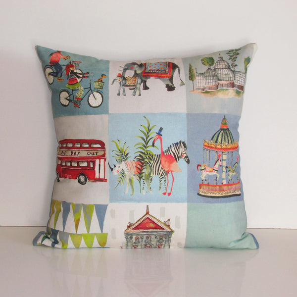 Animal Park kids cushion cover