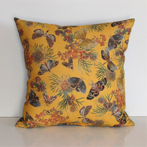 Moths cushion cover