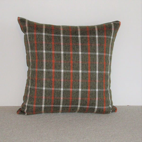 Perth check cushion cover