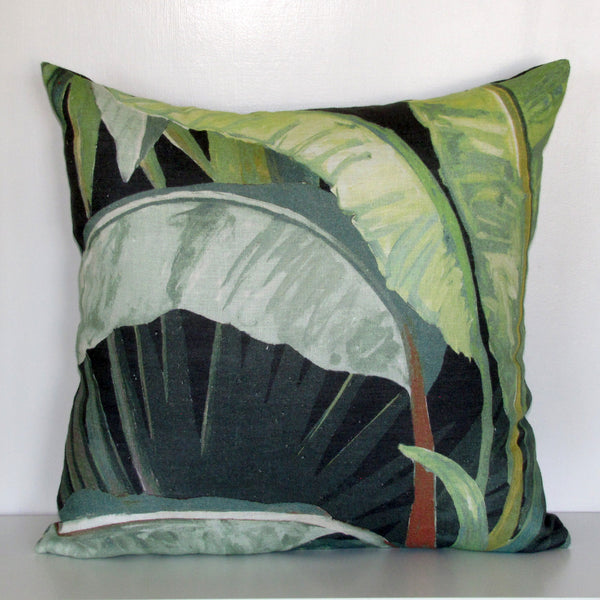 Made to order La Palma cushion cover, midnight colours