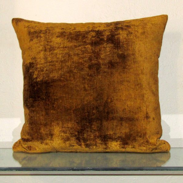 made to order Duo velvet Topaz Toddy cushion cover