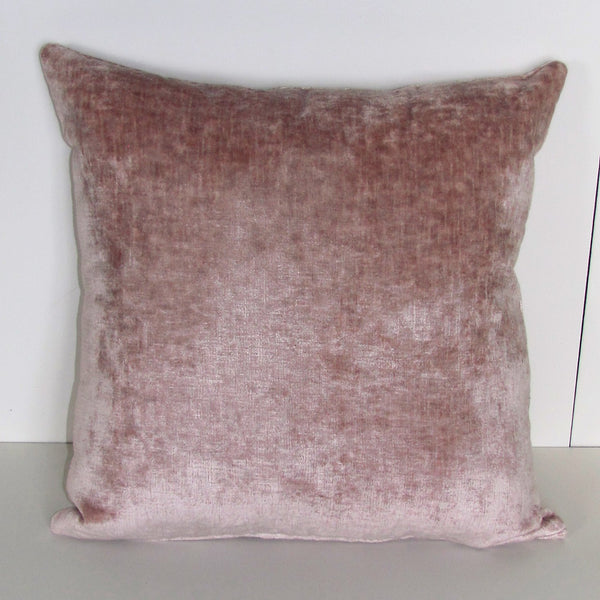 Bespoke Blush luxury Italian velvet cushion cover