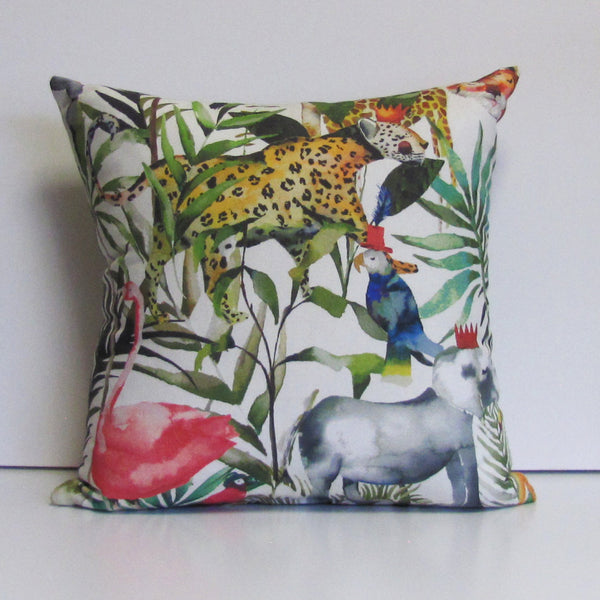 Jungle Party kids cushion cover