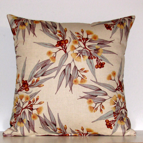 Gumnuts cushion cover