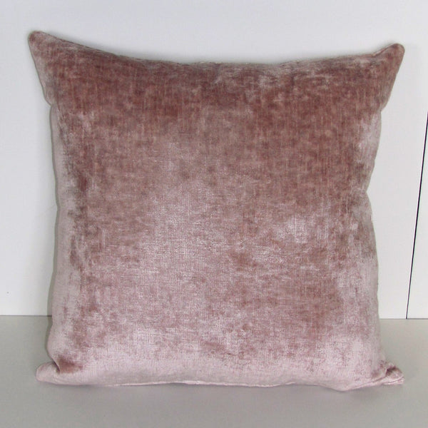 Made to order Bespoke Blush luxury Italian velvet cushion cover