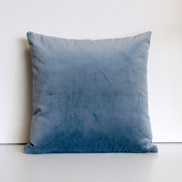 Eucalyptus grey velvet cushion cover