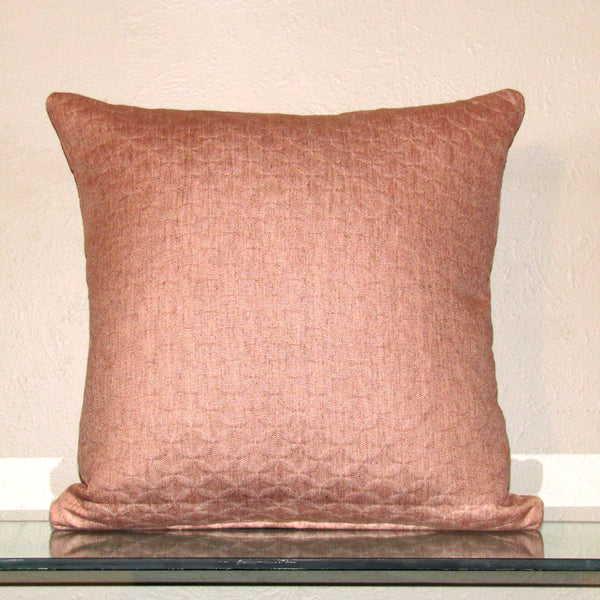 Topiary pink linen cushion cover