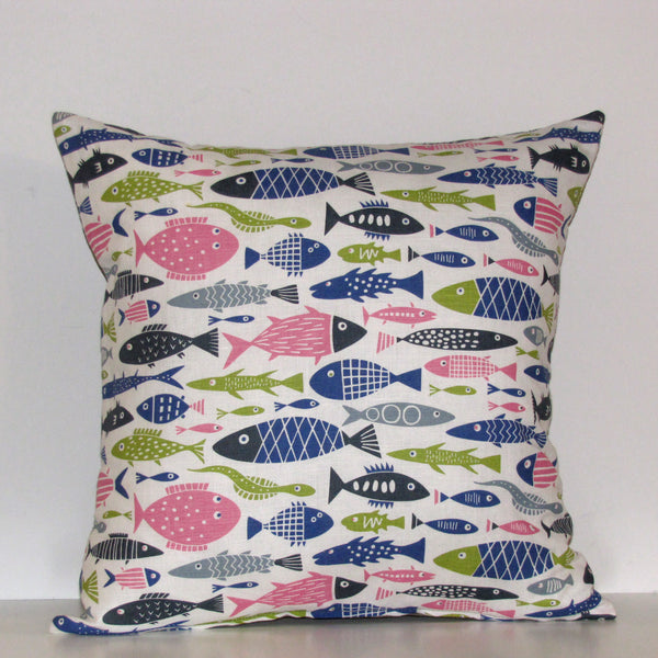 Fish cushion cover, 45cm